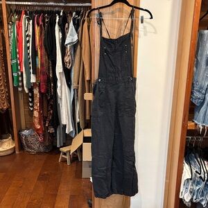 Free People Black Women's Jeans Overalls